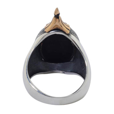 3D Warrior 925 Sterling Silver Men's Ring - 3