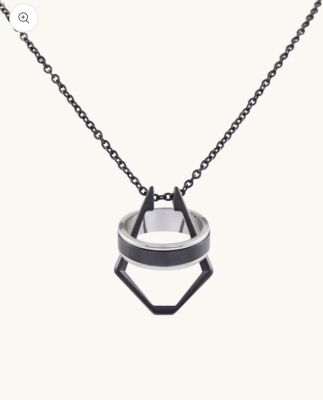 925 Ayar Gümüş Minimalist Yüzük Saklama Kolyeliği - 2