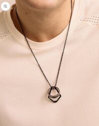 925 Ayar Gümüş Minimalist Yüzük Saklama Kolyeliği - 4