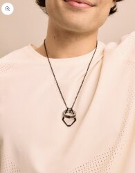 925 Ayar Gümüş Minimalist Yüzük Saklama Kolyeliği - 5