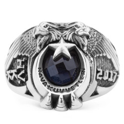 Çift Kartal Başlı 2017 Hava Kuvvetleri Yüzüğü (HVKK) - Anı Yüzük