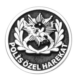 Gümüş Polis Özel Harekat Yaka Rozeti - Anı Yüzük