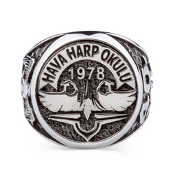 Hava Harp Okulu 40. Yıl Yüzüğü - Anı Yüzük