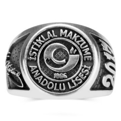 İstiklal Makzume Anadolu Lisesi Okul Yüzüğü - Anı Yüzük