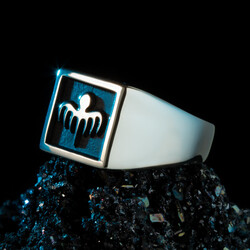 007 James Bond Spectre Yüzüğü 925 Ayar Gümüş Erkek - Anı Yüzük