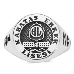 Kabataş Erkek Lisesi Sade Tasarım Mezuniyet Yüzüğü - Anı Yüzük