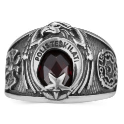 Kartal Başlı Polis Teşkilatı Yüzüğü - Anı Yüzük