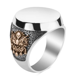 Millet Yüzüğü (Osmanlı Arması- Ay Yıldız) - Anı Yüzük