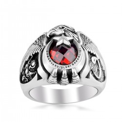 Osmanlı Armalı Ve Elif Vav Motifli Orman ve Su İşleri Bakanlığı Yüzüğü - Anı Yüzük