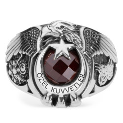 Osmanlı Devleti Tuğra Armalı Özel Kuvvetler Yüzüğü - Anı Yüzük