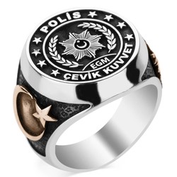 EGM Polis Çevik Kuvvet Yüzüğü - Anı Yüzük