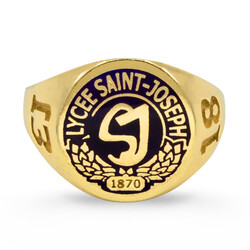 Saint-Joseph Lisesi Mezuniyet Yüzüğü 13-18 Gold Renk - Anı Yüzük