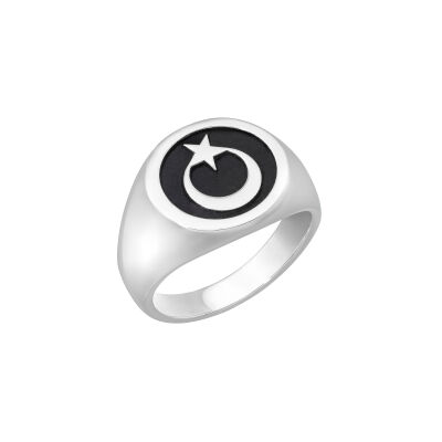 Orjinal Teşkilat Dizisi Lisanslı Türk&prime;ün Gücü Yüzüğü (Üçüncü Sezon Erkek 925 Ayar Gümüş Ay Yıldızlı) - 3