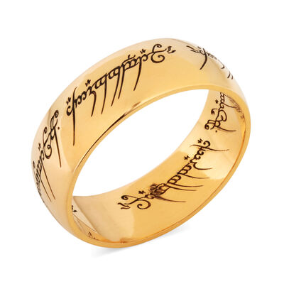 The Lord of the Rings The Rings of Power Ring Light Gold Coloured - 1