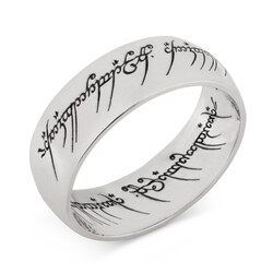 The Lord of the Rings The Rings of Power Ring Silver Coloured 