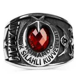 TSK Armalı Komando Uzman Çavuş Yüzüğü - Anı Yüzük