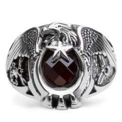 TSK Tek Kartal Başlı Astsubay Yüzüğü - Anı Yüzük