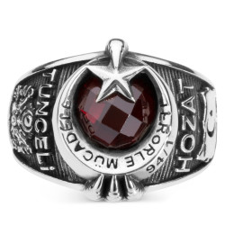 Tunceli Hozat Pençeli Terörle Mücadele Yüzüğü - Anı Yüzük