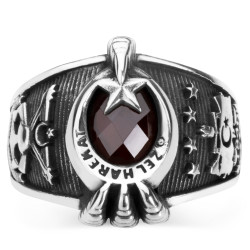 Türkiye Haritalı Jandarma Özel Harekat Yüzüğü - Anı Yüzük