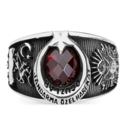 Van Oğuzlar JÖH Ay Yıldız Yüzük - Anı Yüzük